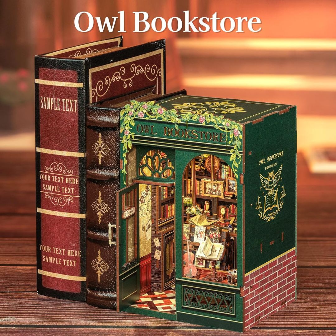 DIY Book Nook Kit | Renaissance-Inspired Miniature Model with LED - Image 2