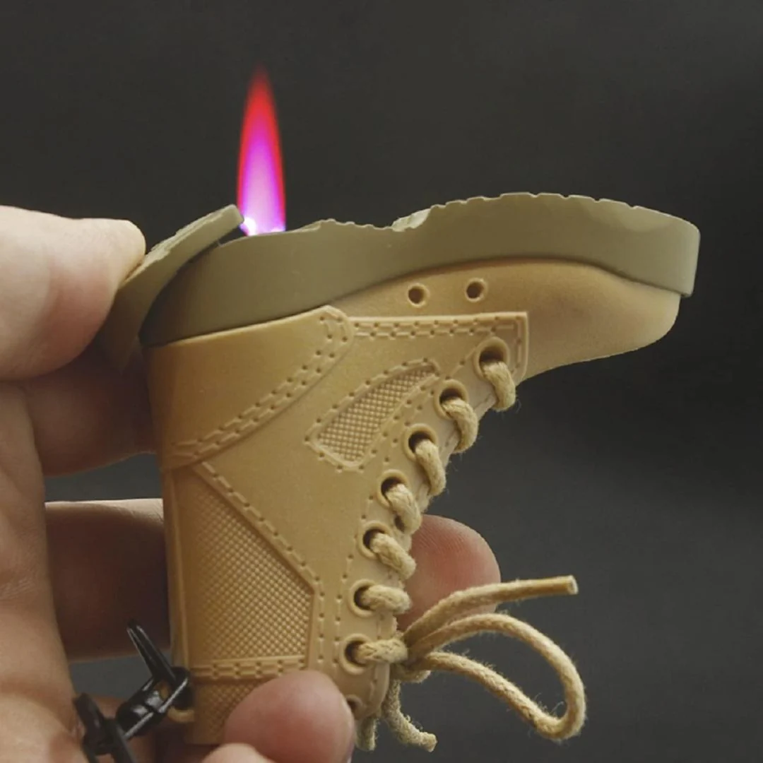 Boot-Shaped Butane Lighter | Windproof Jet Flame (Gas Not Included) - Image 4