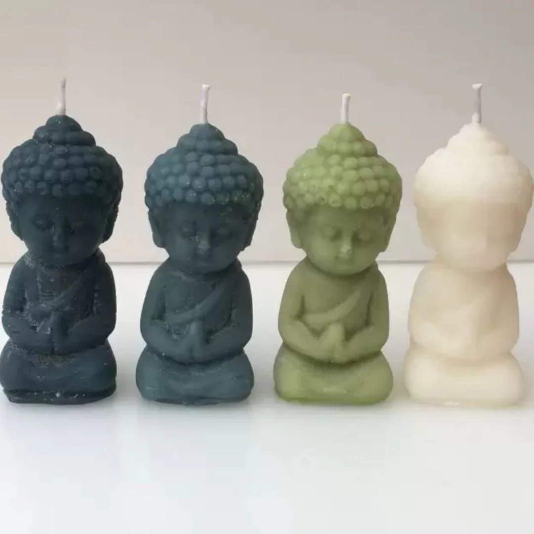 Buddha Love Soy Candle | Handmade Peaceful Gifts - Image 3