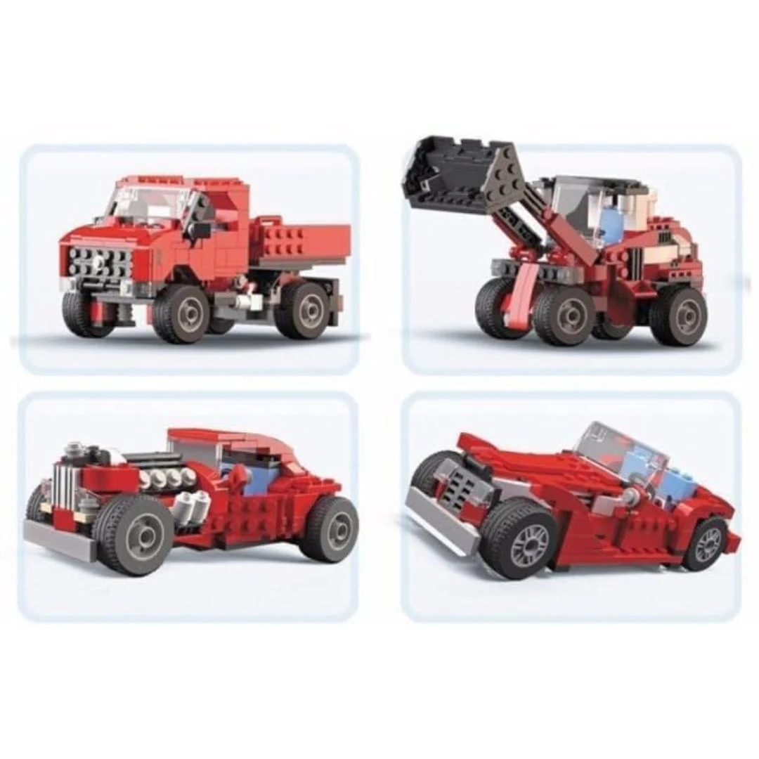 Building Blocks FourWheelers Kit – 278+ Piece DIY Construction Set for Kids - Image 4