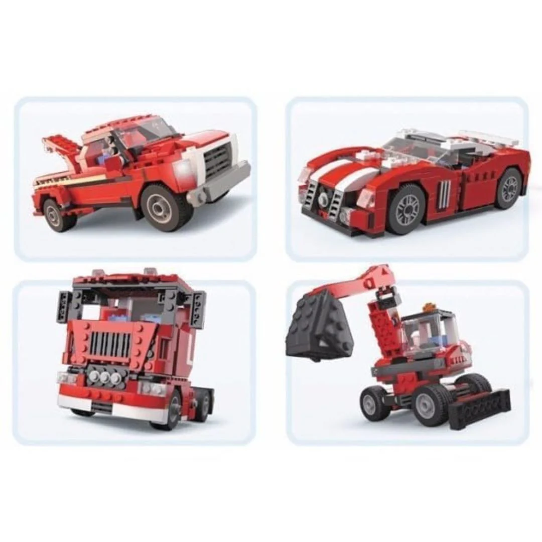 Building Blocks FourWheelers Kit – 278+ Piece DIY Construction Set for Kids - Image 5