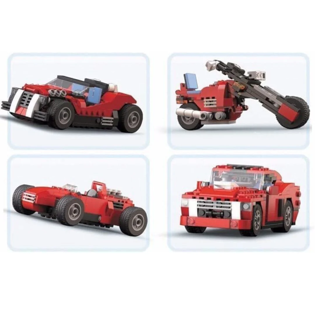 Building Blocks FourWheelers Kit – 278+ Piece DIY Construction Set for Kids - Image 6