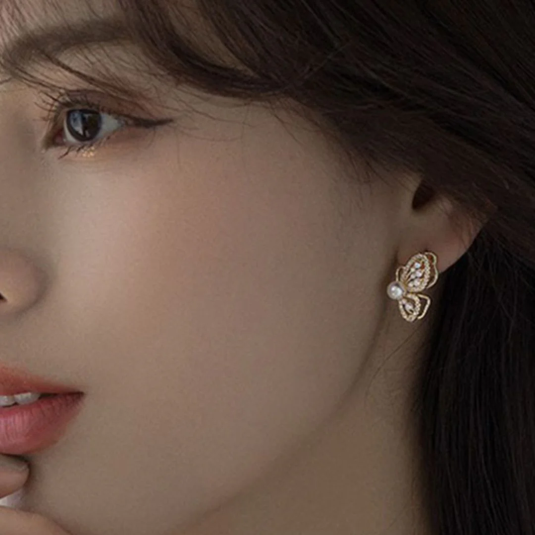 Ethereal Wings Ear Studs | Butterfly Earrings