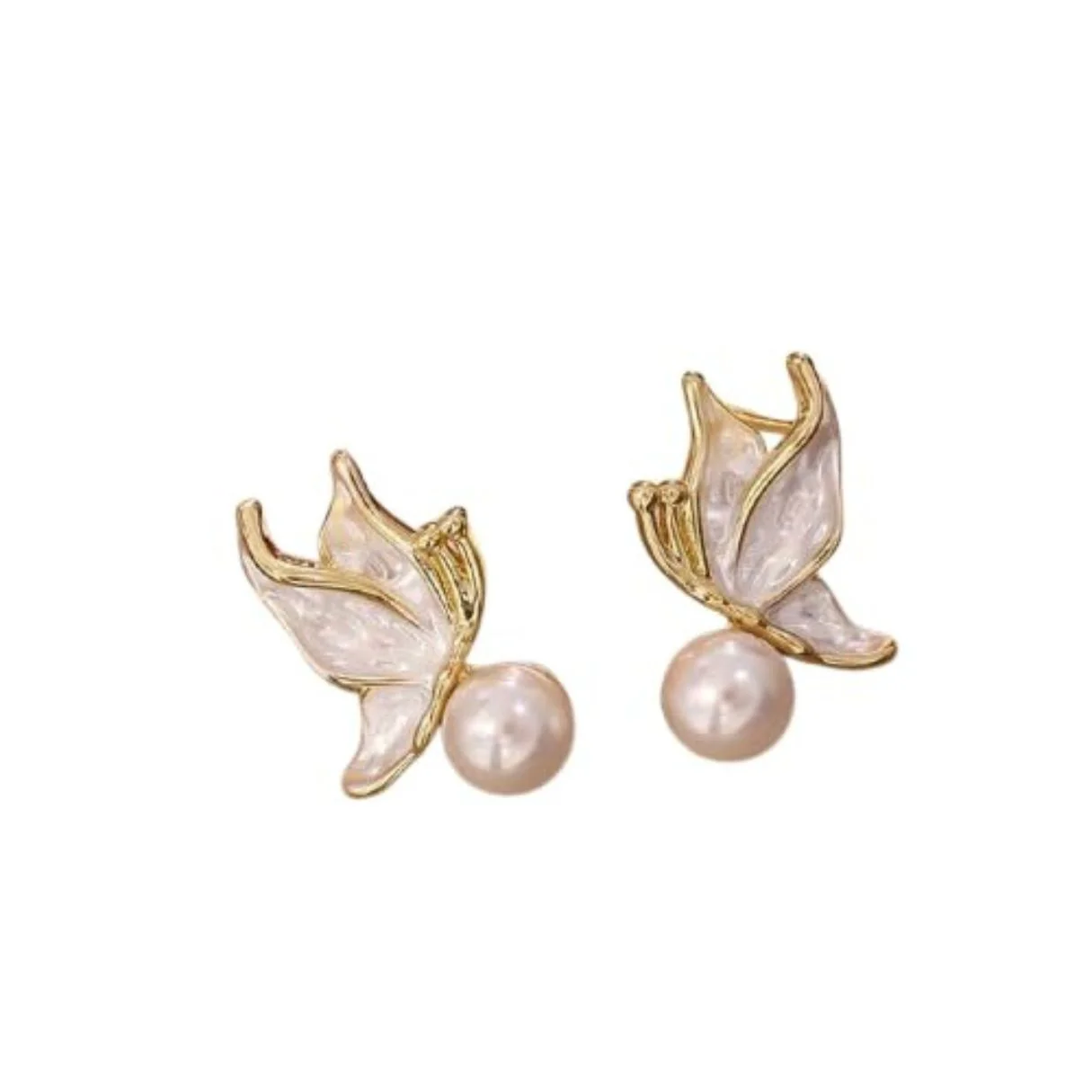 Ethereal Wings Ear Studs | Butterfly Earrings - Image 7