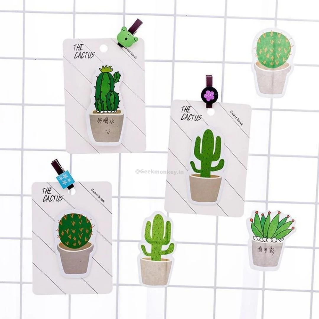 Cactus Sticky Notes (Set of 2)