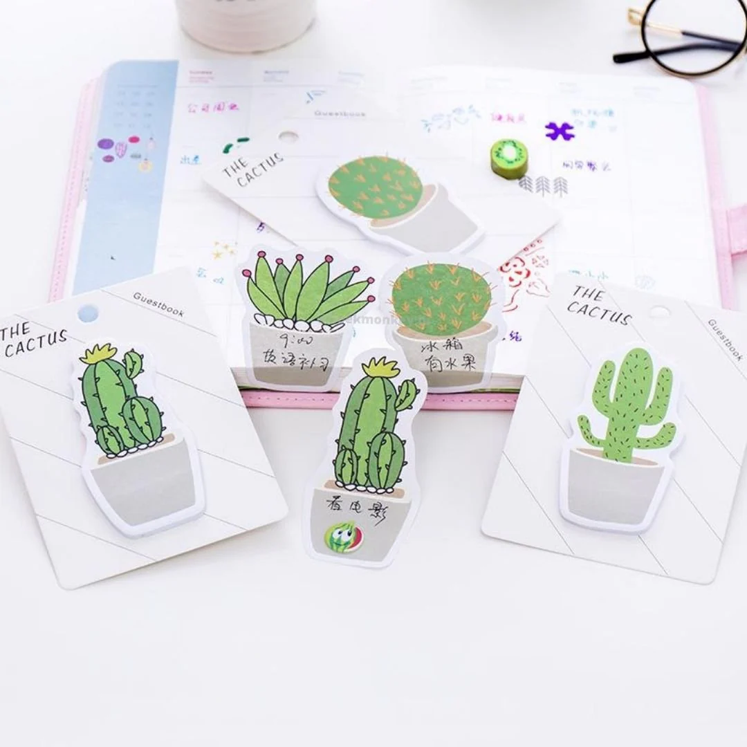 Cactus Sticky Notes (Set of 2) - Image 4