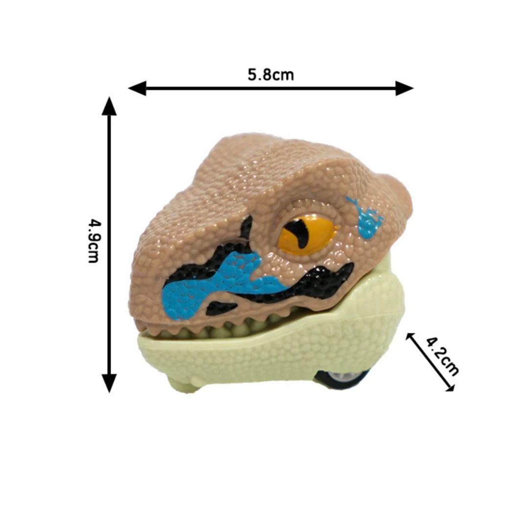 Cage Breaker Dinos | Pull-Back Dino Head Racer Toy - Image 4