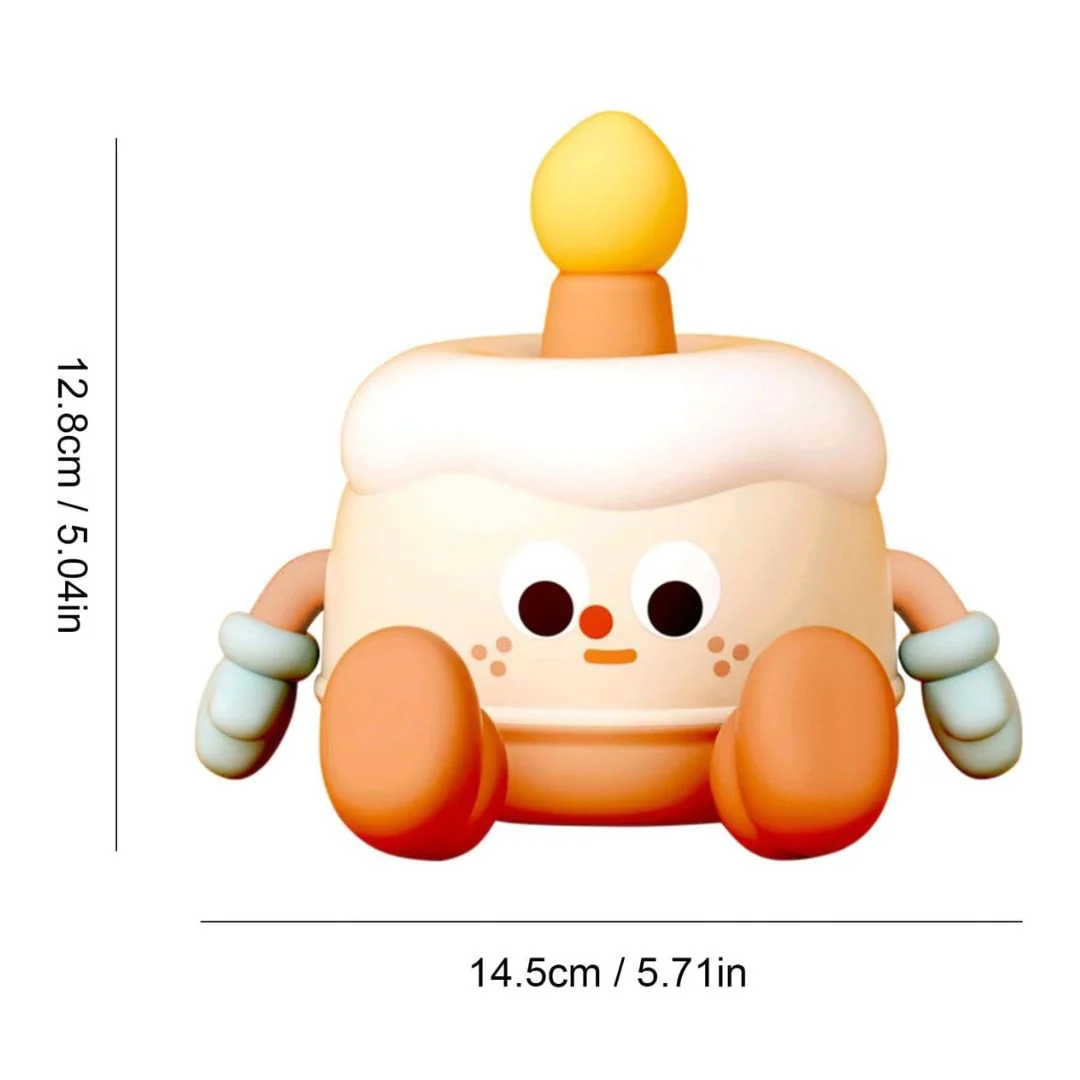 Cute Birthday Cake LED Night Light | Stress Reliever & Decor - Image 3