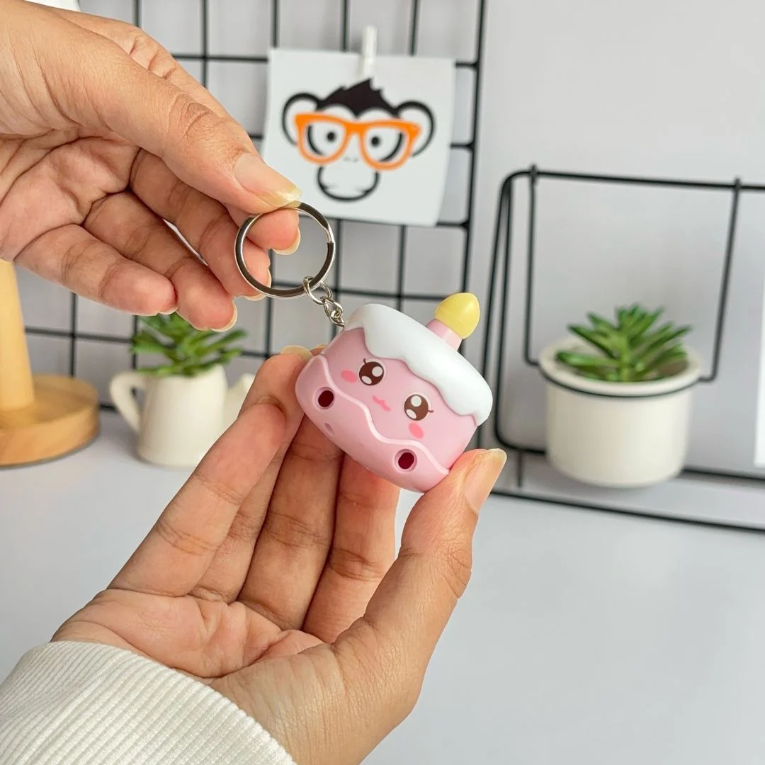 Candle Cake Keychain With Happy Birthday Sound - Image 3