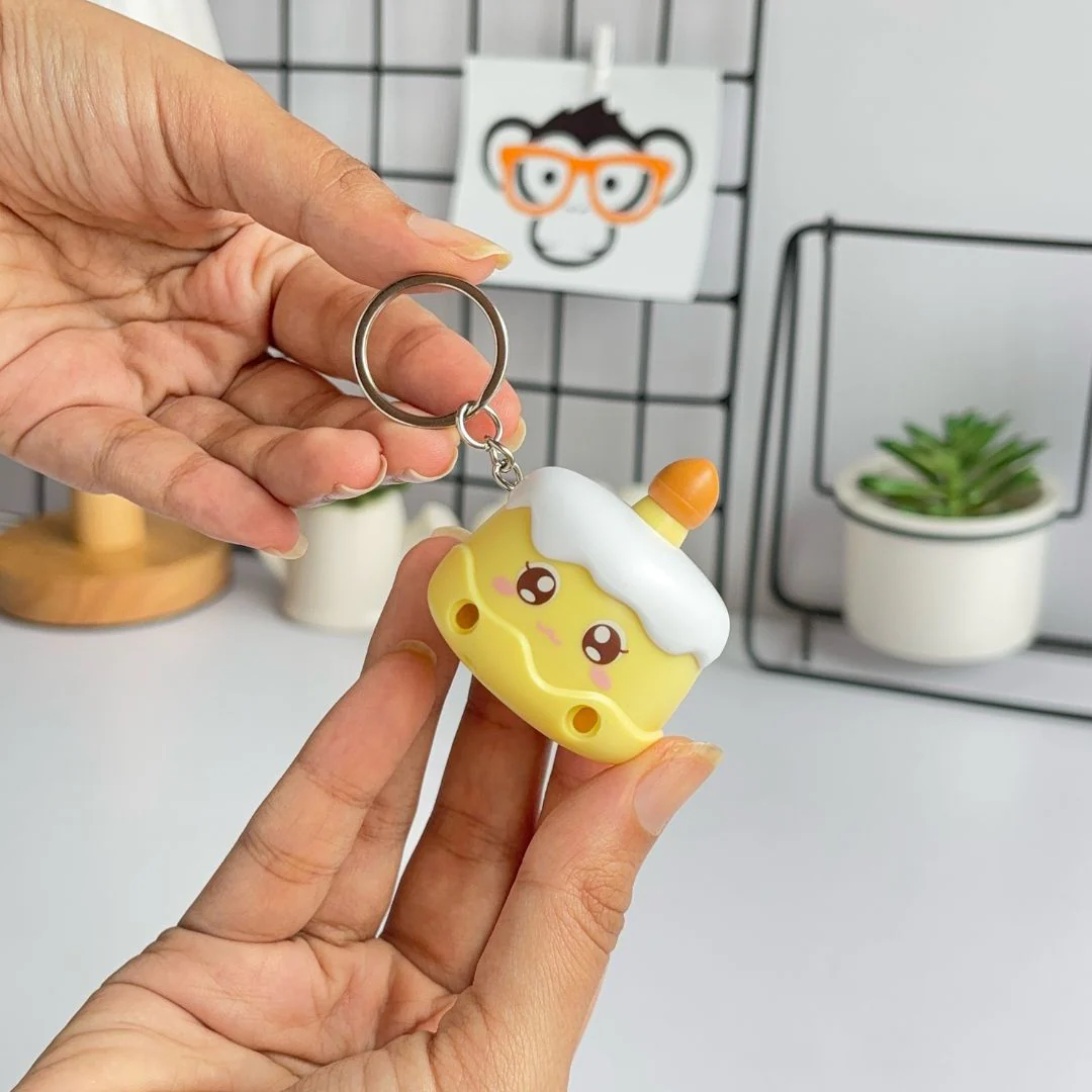 Candle Cake Keychain With Happy Birthday Sound - Image 4