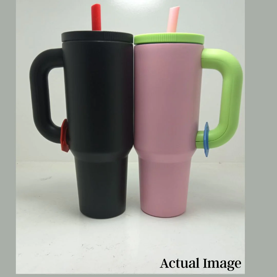 CandyColor Handle Travel Tumbler With Straw - Image 8