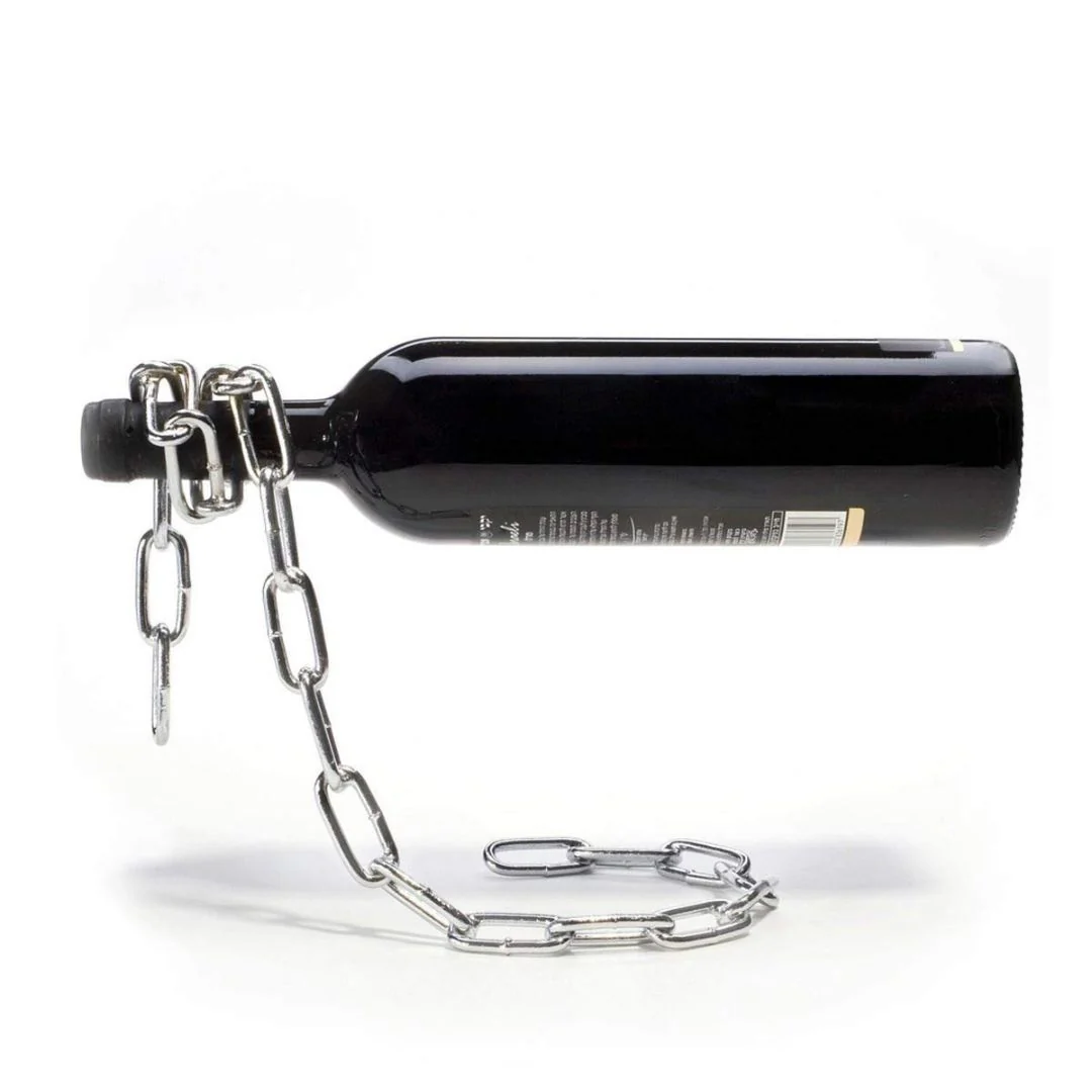 Magic Chain Bottle Holder: Levitating Luxury - Image 3