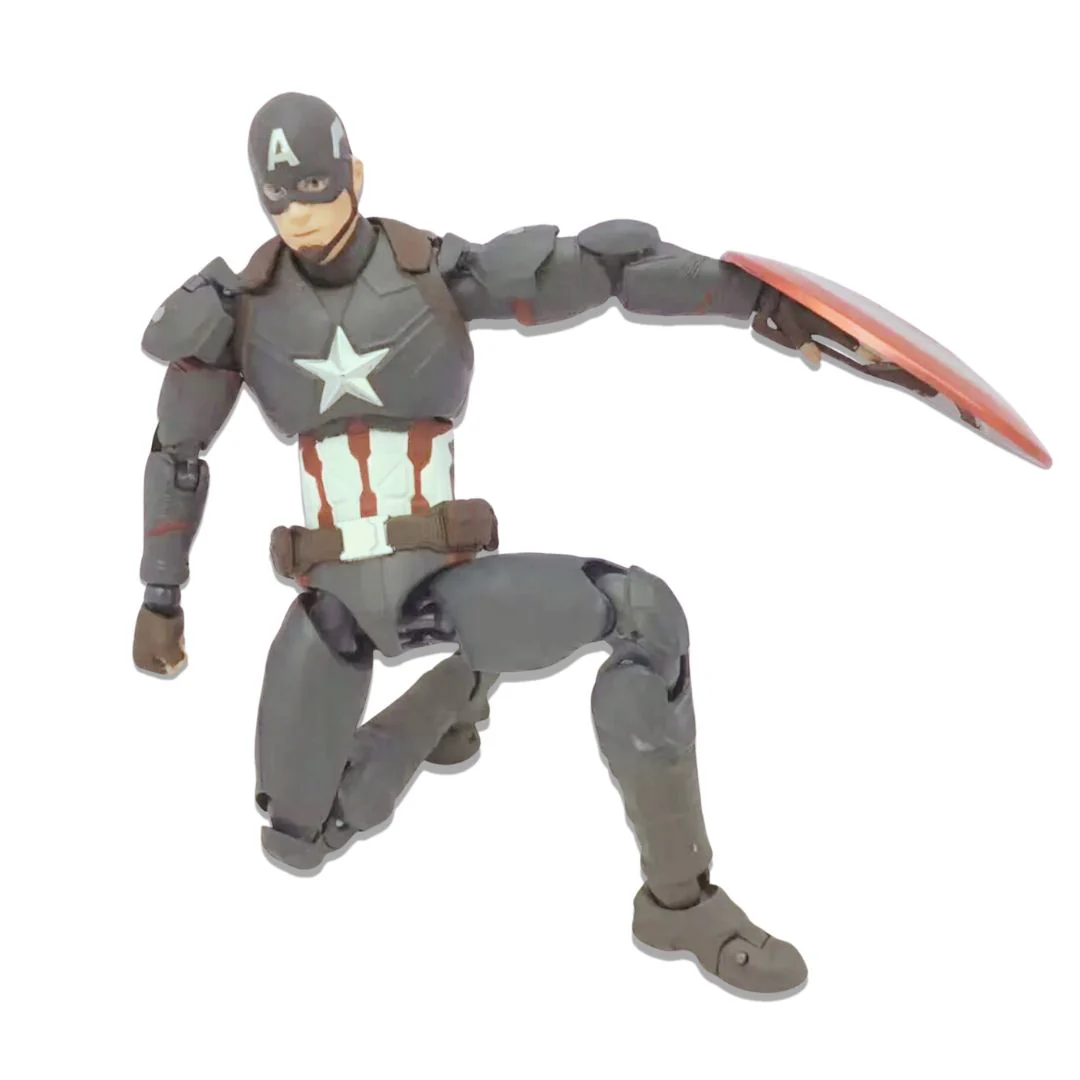 Captain America Articulated Action Figure – Heroic Edition - Image 2