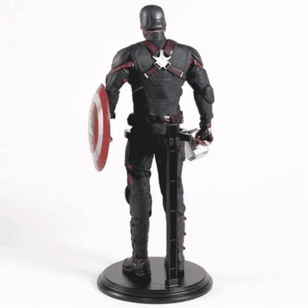 Captain America Collectible Figure | Premium Marvel Superhero Statue - Image 3