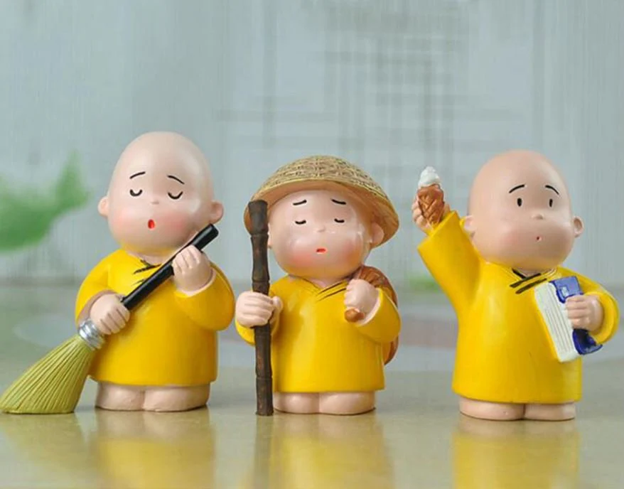 Three Little Monks | Car Decor | Resin Ornaments - Image 5