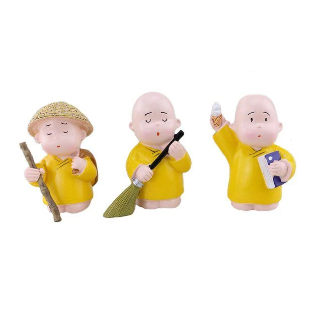 Three Little Monks | Car Decor | Resin Ornaments - Image 8