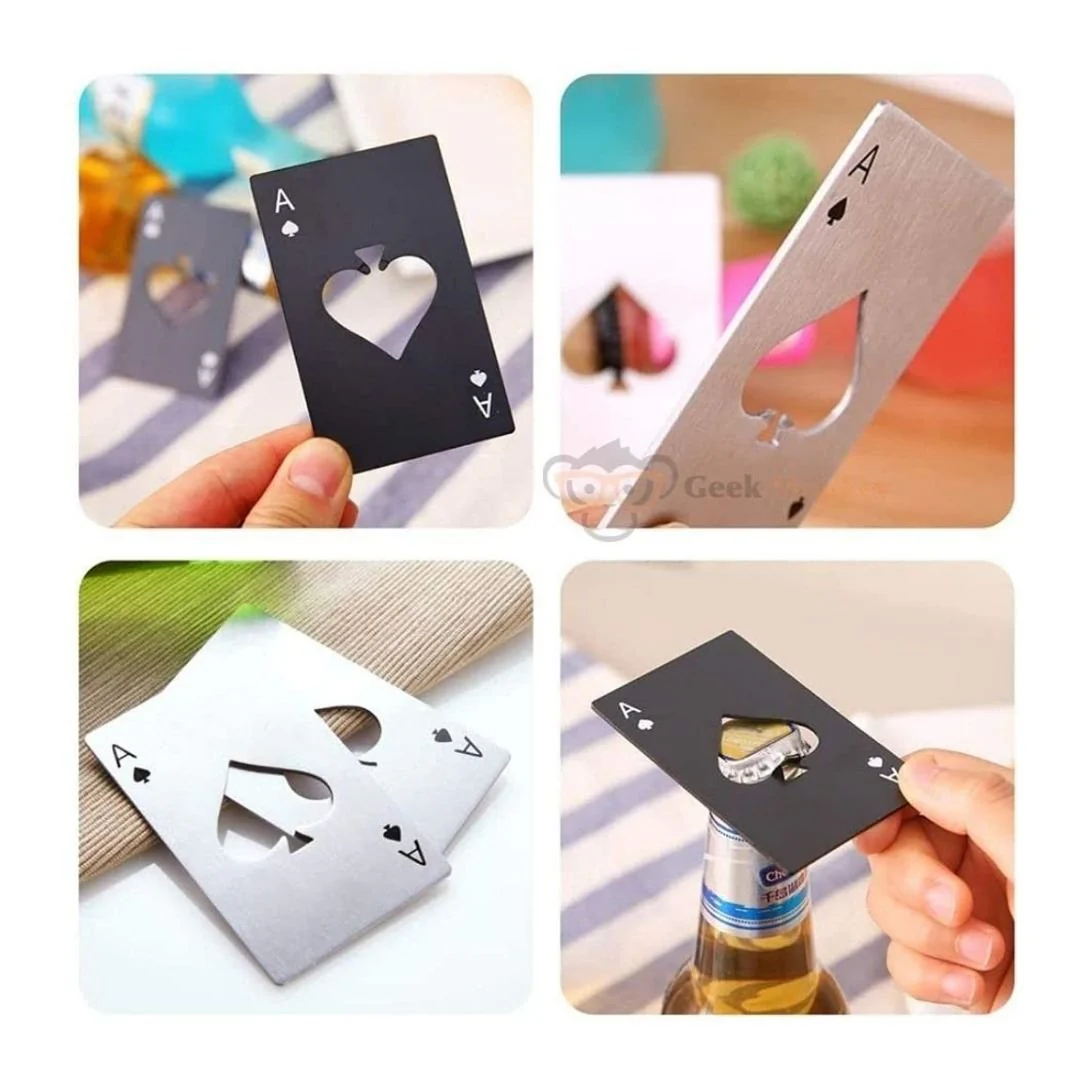 Ace of Spades - Card Metal Bottle Opener - Image 2