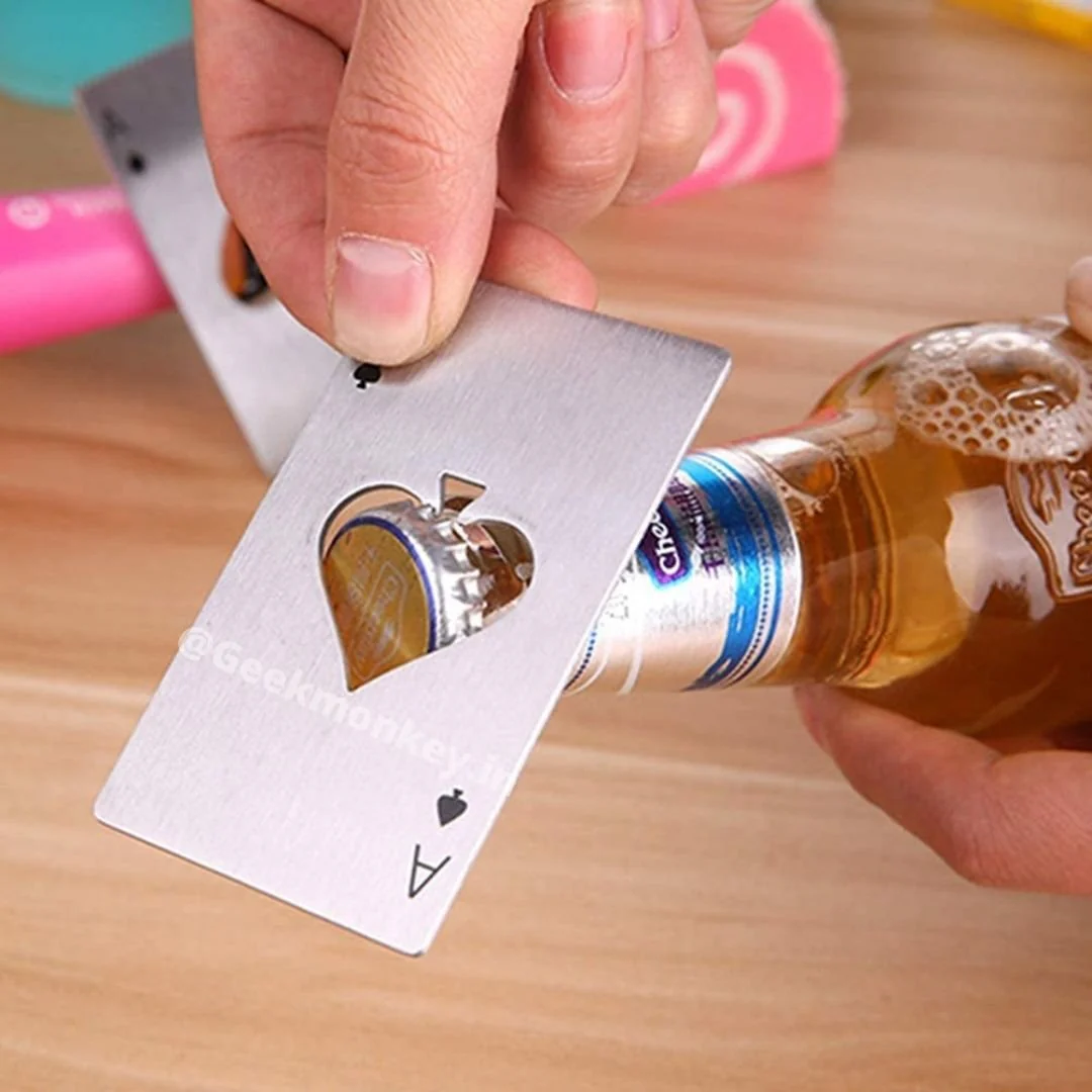 Ace of Spades - Card Metal Bottle Opener - Image 3