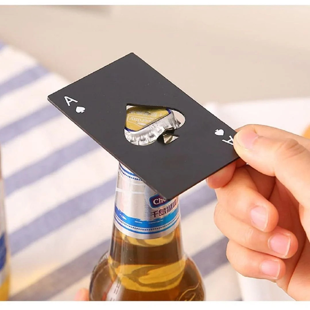 Ace of Spades - Card Metal Bottle Opener - Image 5
