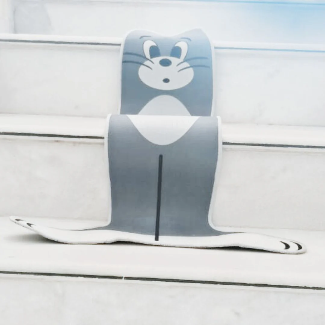 Cartoon Cat Rug for Stairs | Funny Tom Cat Mat - Image 3