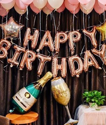 Champagne Bottle and Glass Foil Balloons Inflatable - Image 3