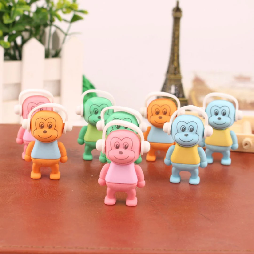 Cheeky Monkey Headphone Erasers | Gift for Music Lovers [set of 4] - Image 4