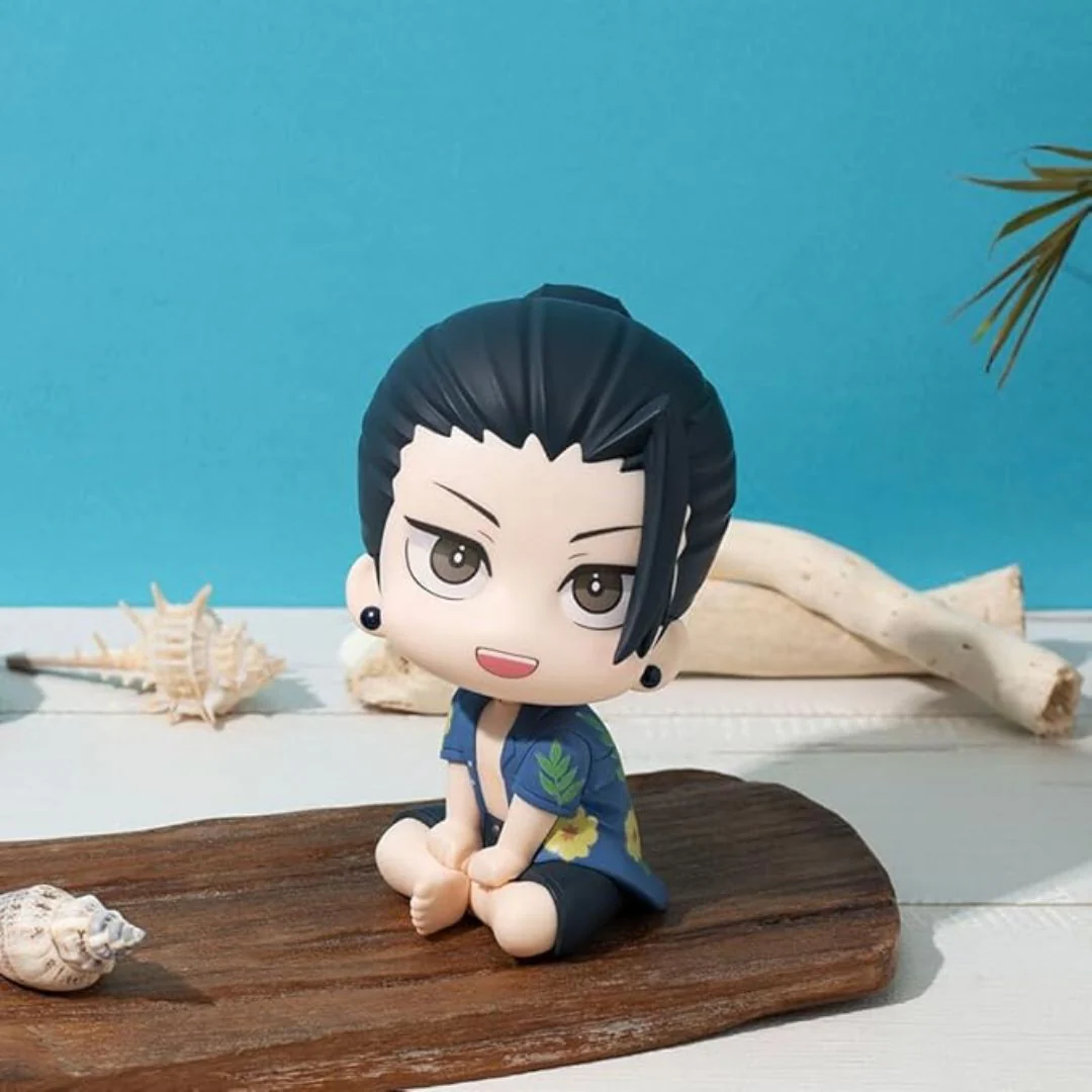 Chibi Gojo Satoru n Suguru Geto Sitting Figure Set | Jujutsu Kaisen Merchandise - Image 2