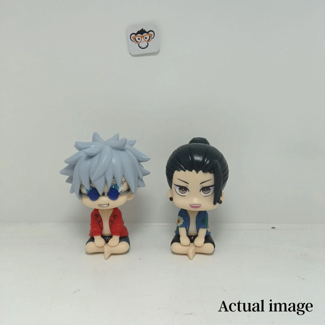 Chibi Gojo Satoru n Suguru Geto Sitting Figure Set | Jujutsu Kaisen Merchandise - Image 8