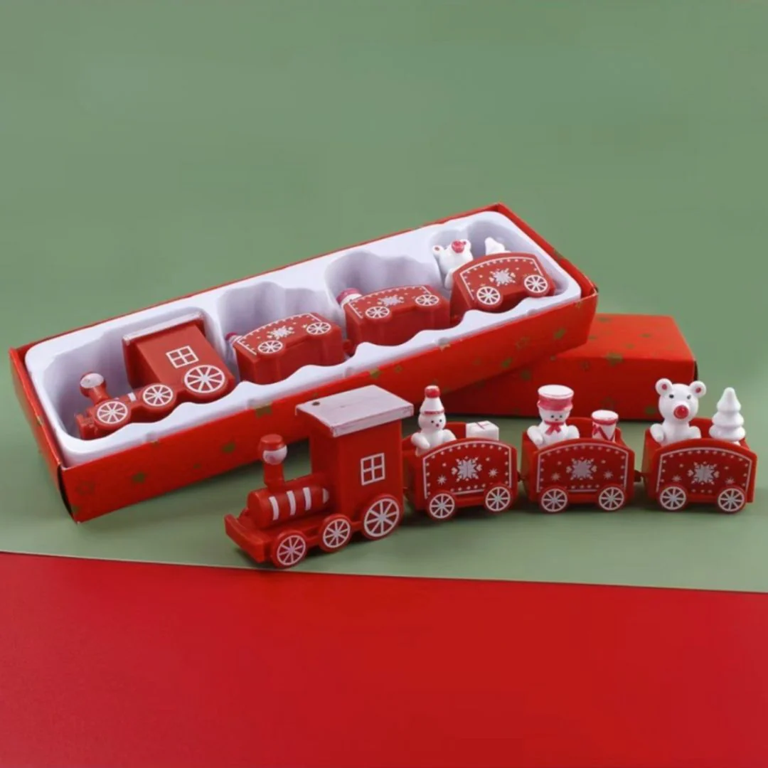 Christmas Train Decor Crafts | Christmas Cake Topper - Image 2