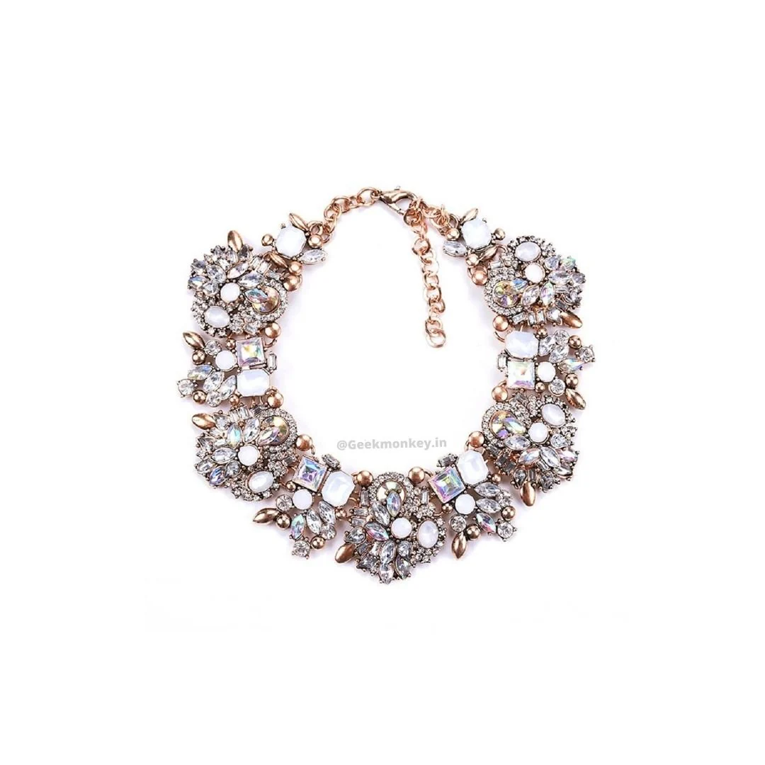 Chunky Choker Bib Necklace - Image 3