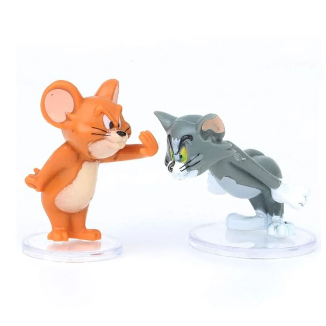 Classic Mischief: Tom and Jerry Collectible Figurine Set (5 Pieces) - Image 6