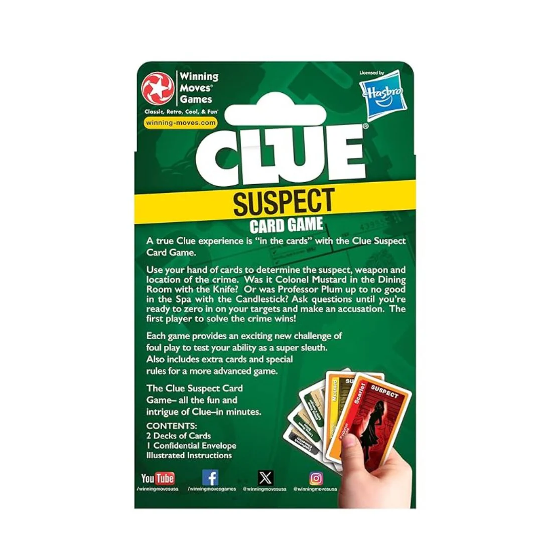 Cluedo Suspect Card Game – Crack the Case in Minutes! - Image 3