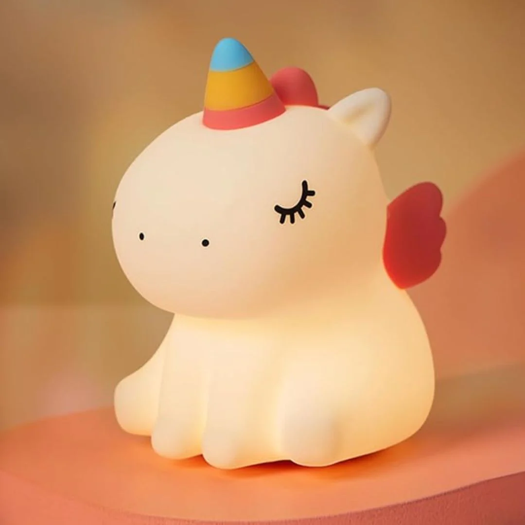 Colorful Unicorn Night Light – Rechargeable Touch Lamp for Kids - Image 5