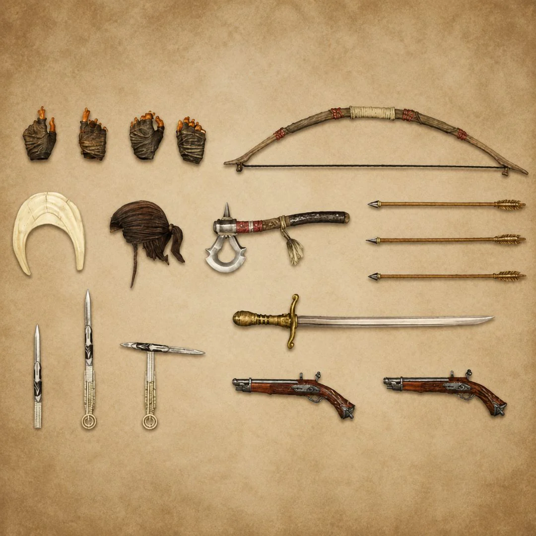 Assassins Creed Connor Kenway Action Figure Collectible Statue - Image 5