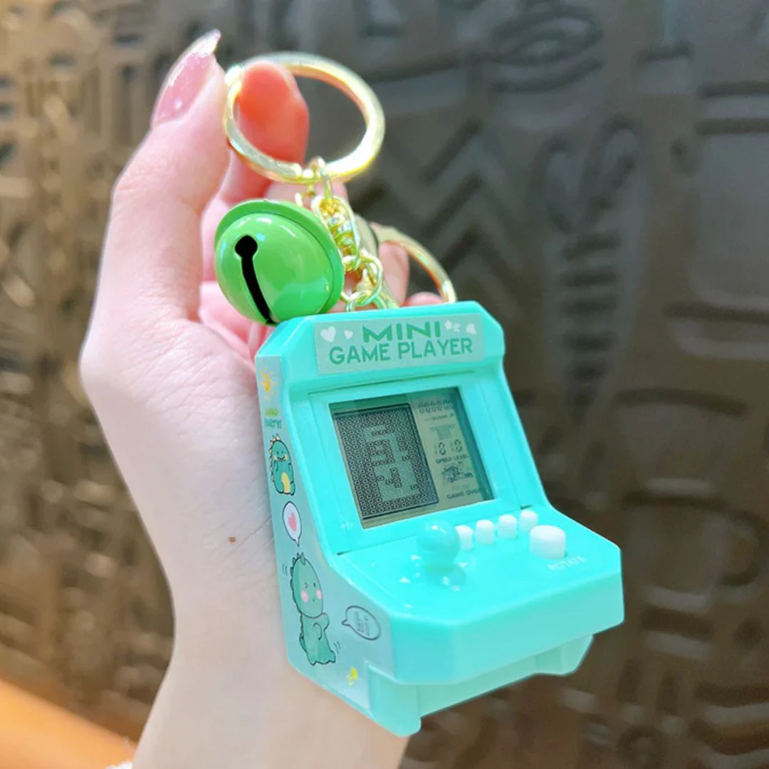 Cool Arcade Game Keyring | Retro Style Gaming Keychain - Image 3