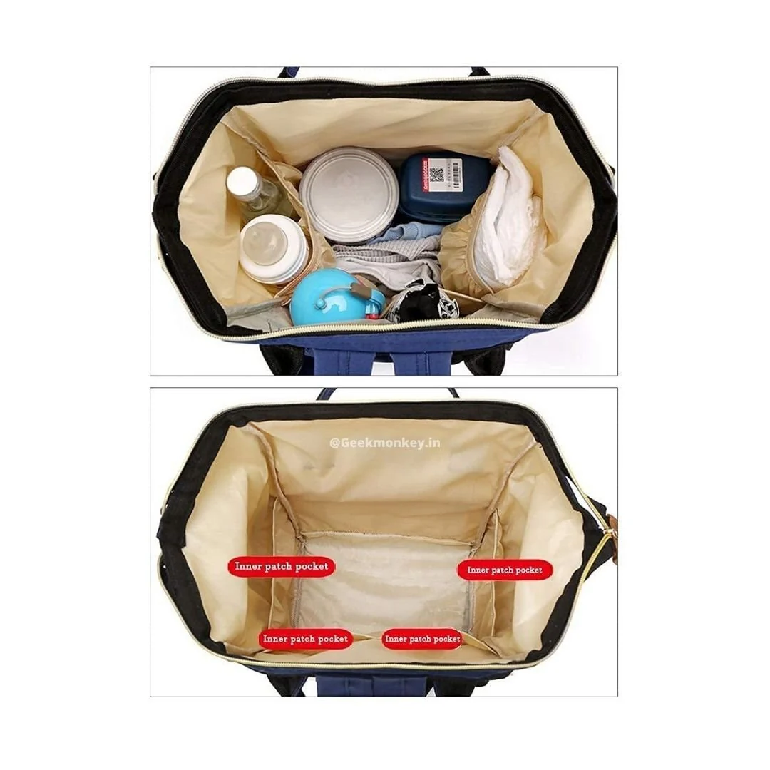 Cool Blue Diaper Bag - Image 3