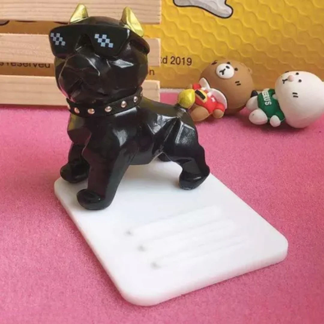 Cool Dog Phone Holder | Adjustable Head Dog Silicone Phone Stand - Image 2