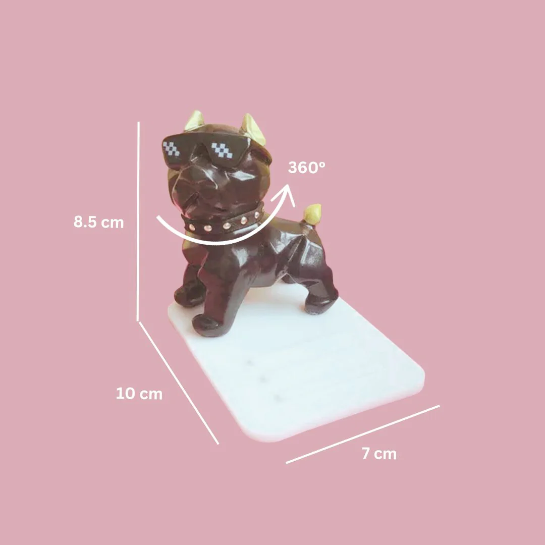 Cool Dog Phone Holder | Adjustable Head Dog Silicone Phone Stand - Image 3