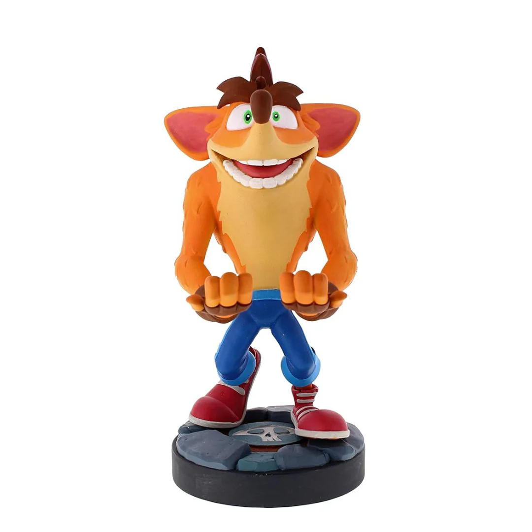 Crash Bandicoot Gaming Controller And Phone Holder | Official Licensed Cable Guys Figure - Image 2