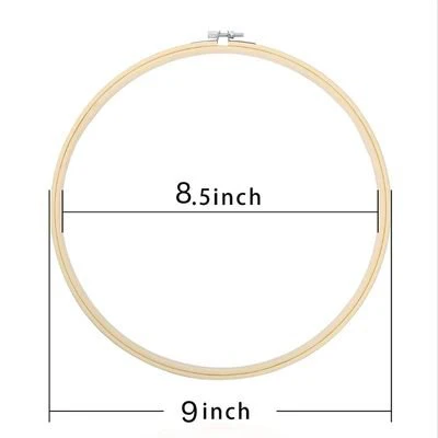 Custom Embroidered Hoop - Save the Date - Image 7