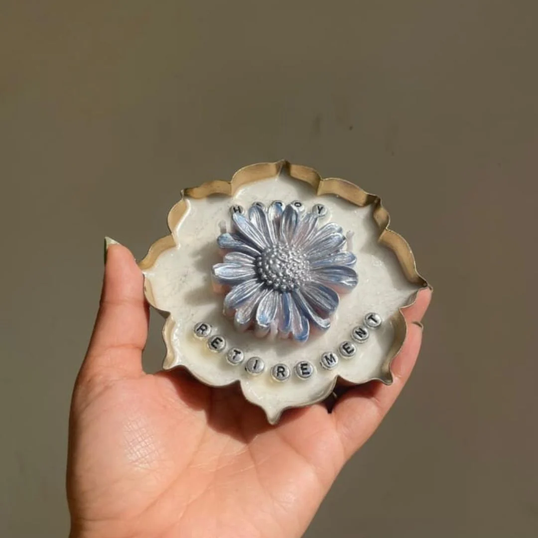Customized Floral Urli Candle – A Touch of Elegance & Warmth - (set of 5) - Image 2