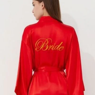 Customized Satin Robe - Image 4