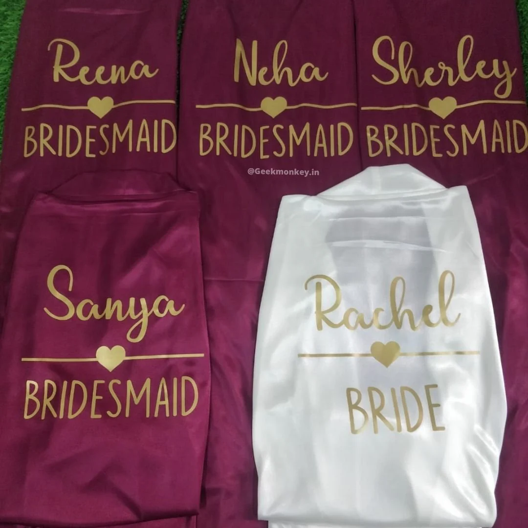 Customized Satin Robe - Image 8
