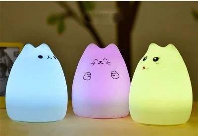 Cute Cat - Nursery Lamp Night Light - Image 3
