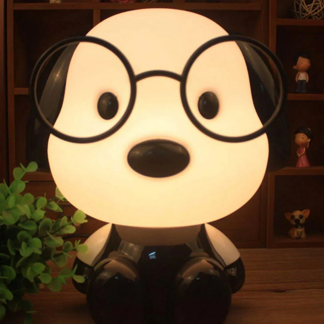 Cute Dog Night Light | Doctor Doggo Table Lamp for Kids Room - Image 4