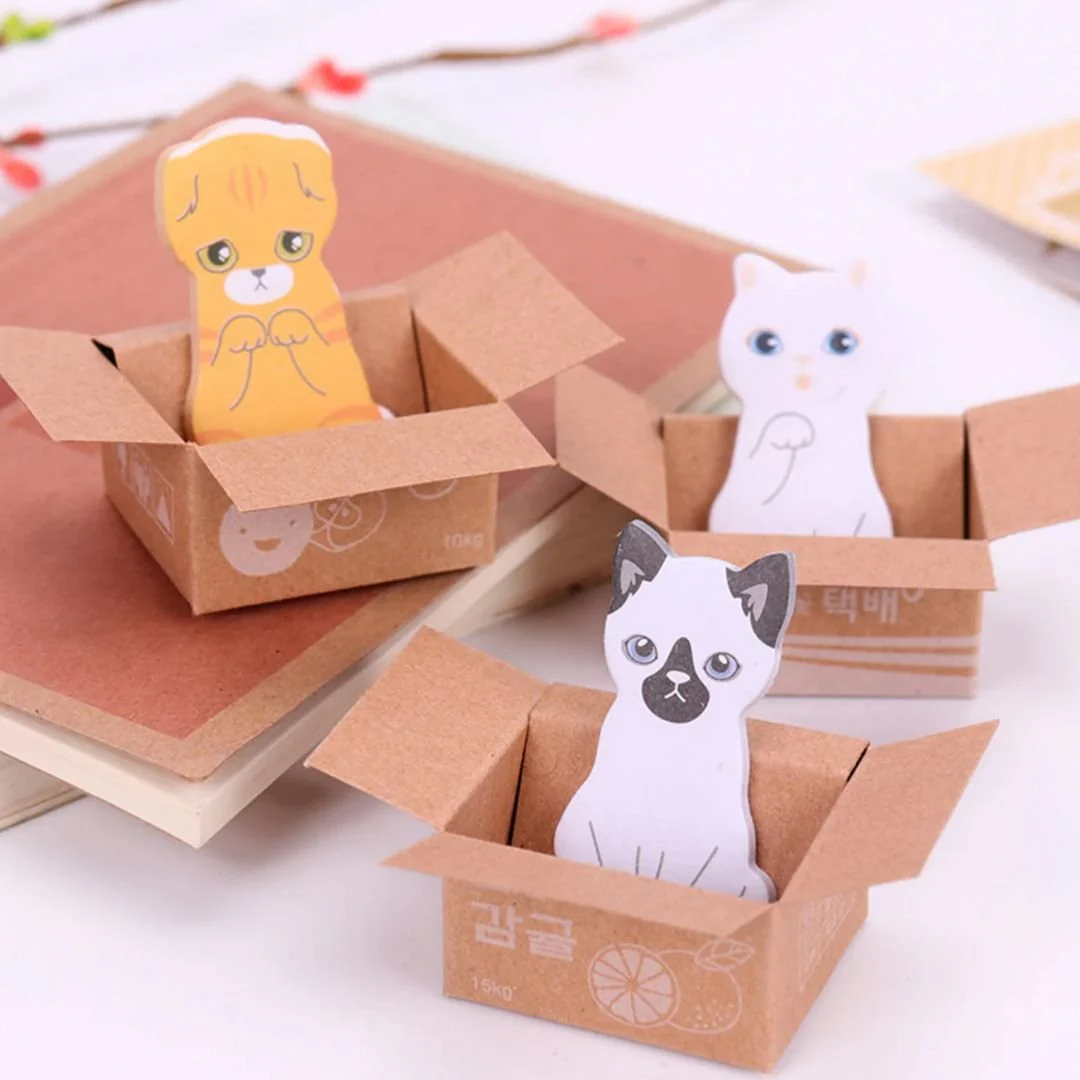 Cute Mini Cats Memo Pad - Sticky Notes ( Set of 2) - Image 6