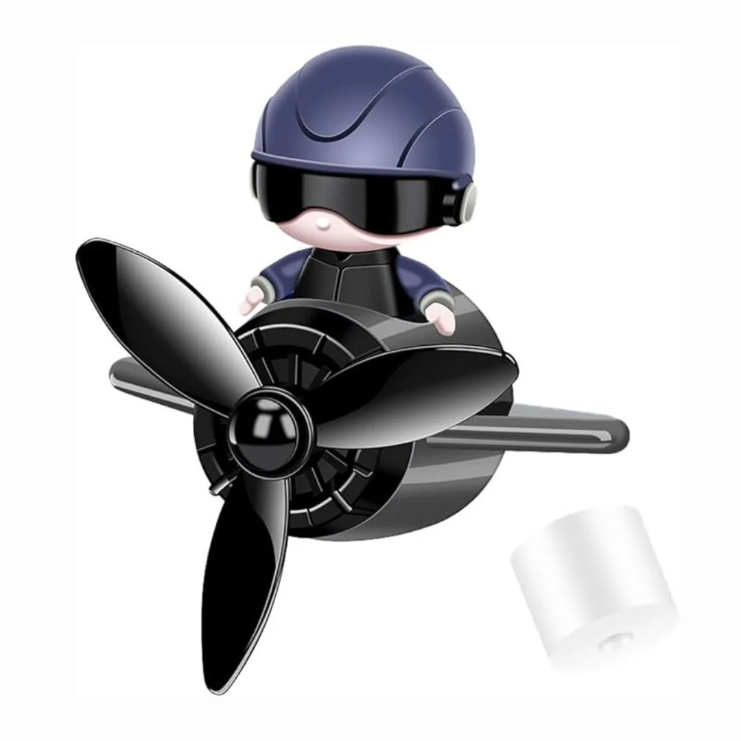 Cute Pilot Car Vent Perfume – Propeller Air Freshener Clip - Image 4
