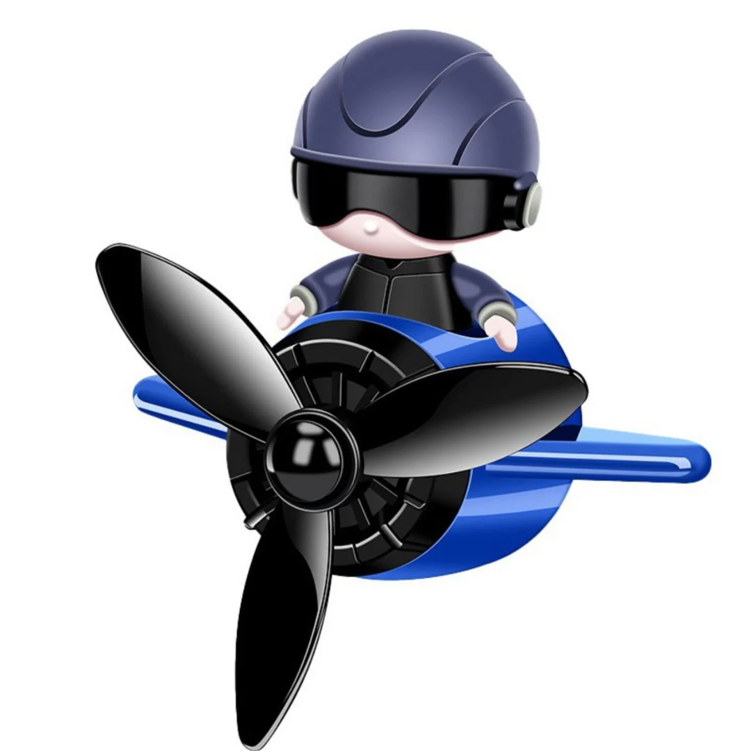 Cute Pilot Car Vent Perfume – Propeller Air Freshener Clip - Image 5