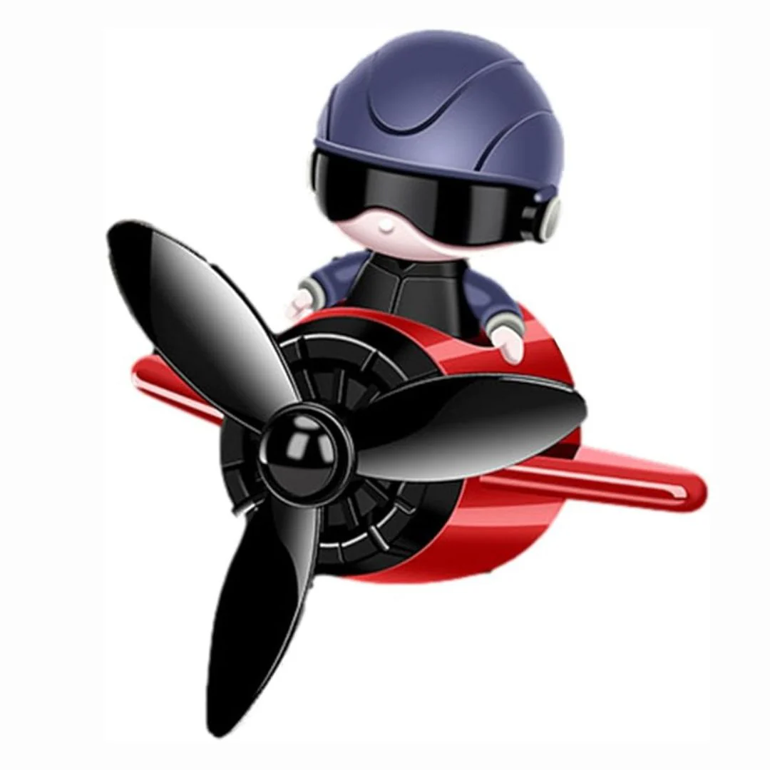 Cute Pilot Car Vent Perfume – Propeller Air Freshener Clip - Image 6