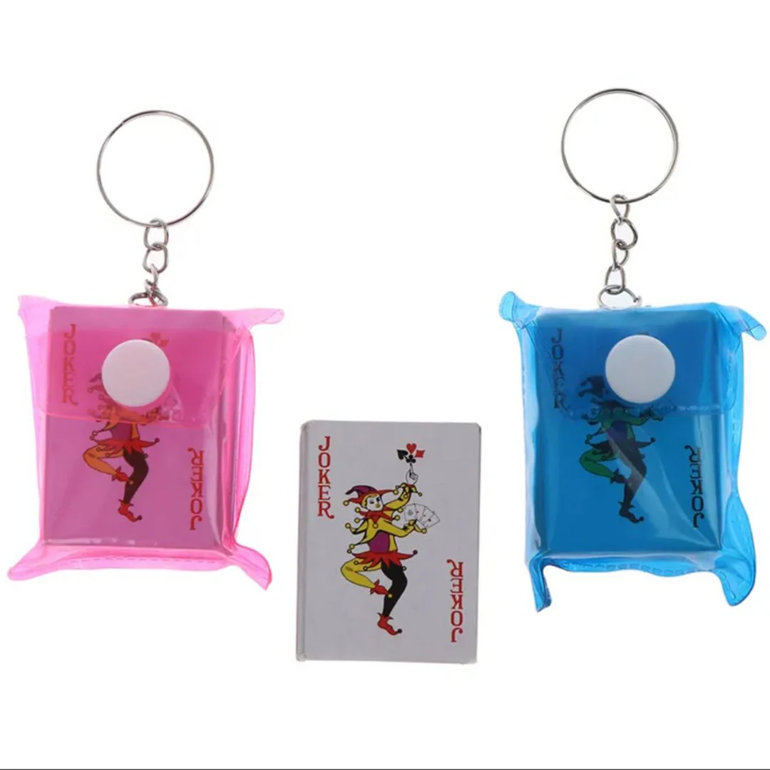 Cute Playing Cards Keychain  | 52 Poker Cards Mini Size [Random Color] - Single Keychain - Image 5